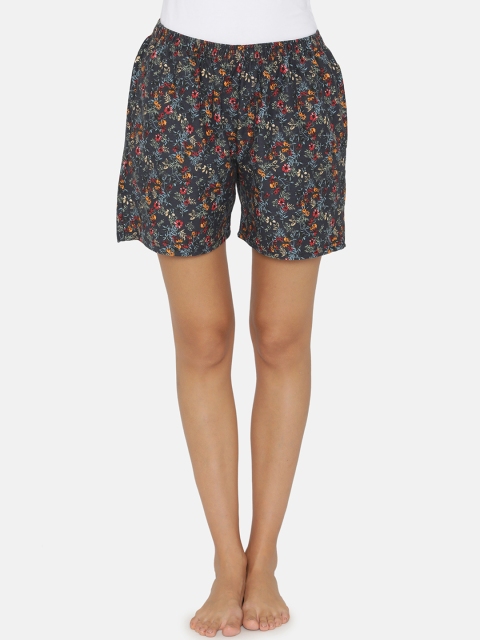 

Clovia Women Grey Printed Boxer LB0159P05XL
