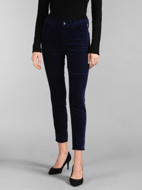 

GAP Women Blue Skinny Fit High-Rise Clean Look Stretchable Cropped Jeans