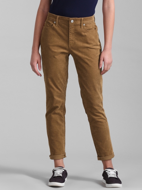 

GAP Women's Mid Rise True Skinny Cords, Brown