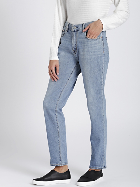

GAP Women Blue Relaxed Fit Mid-Rise Clean Look Stretchable Jeans