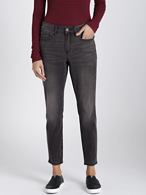 

GAP Women Black Soft Wear Mid Rise Curvy True Skinny Jeans