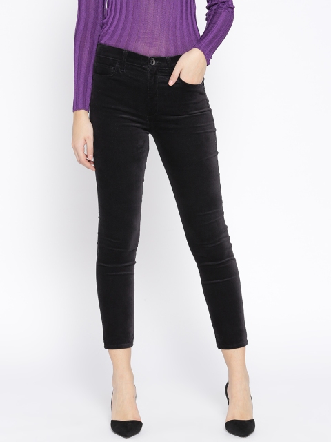 

GAP Women's High Rise True Skinny Ankle Jeans in Velvet, Black