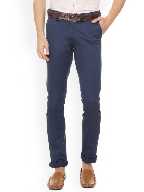 

Van Heusen Sport Men Blue Slim Fit Solid Chinos