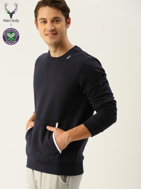 

Allen Solly Sport Men Black Solid Sweatshirt