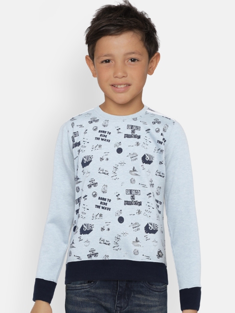 

Duke Boys Blue Printed Pullover