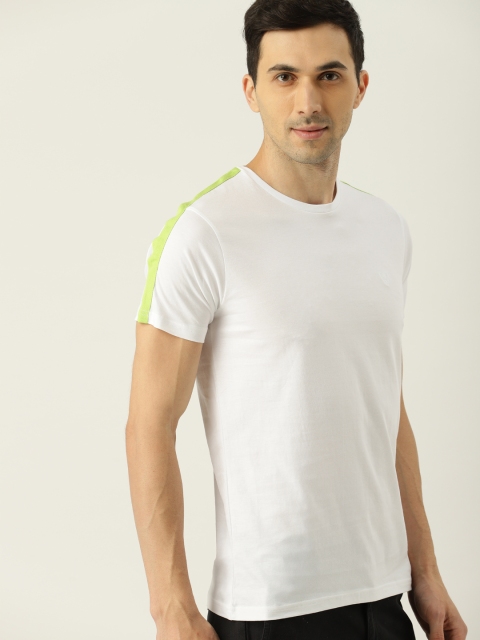 

Allen Solly Sport Men White Solid Round Neck T-shirt