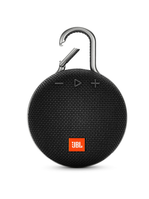 

JBL Black Clip 3 Ultra-Portable Wireless Bluetooth Speaker with Mic JBLCLIP3BLK
