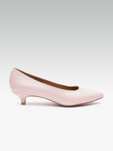 

Carlton London Women Pink Solid Pumps