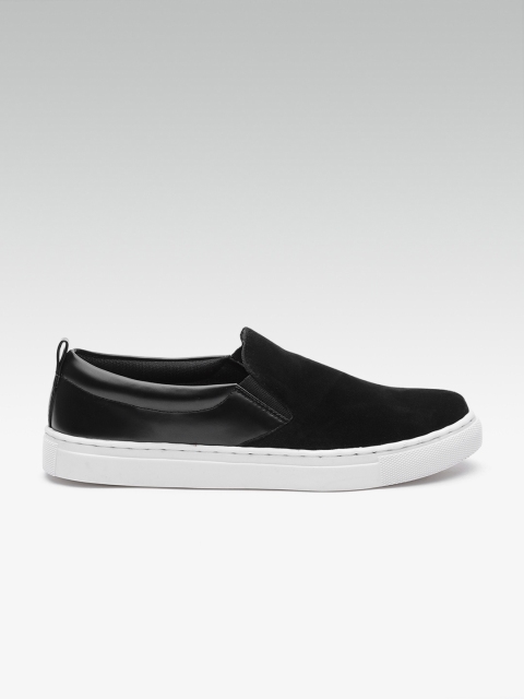 

Carlton London Women Black Slip-On Sneakers