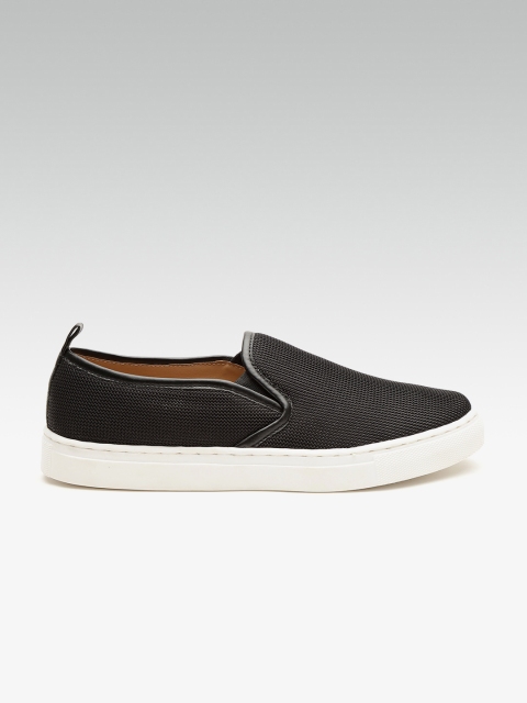 

Carlton London Women Black Slip-On Sneakers