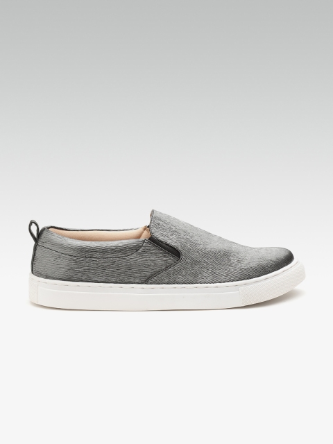 

Carlton London Women Grey Slip-On Sneakers