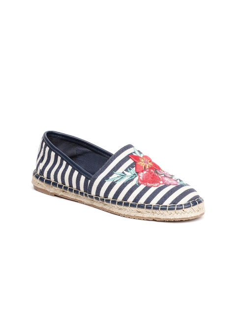 

ALDO Women Blue & White Espadrilles