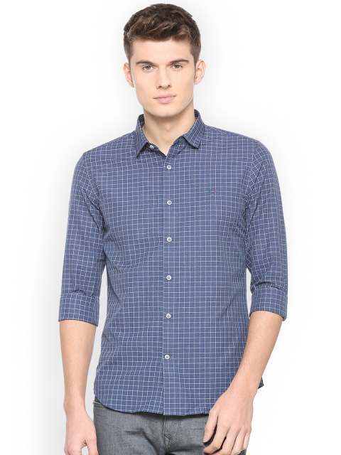 

Allen Solly Sport Men Blue & White Checked Slim Fit Fit Casual Shirt