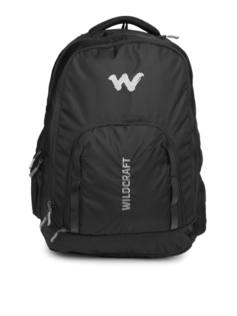 

Wildcraft Unisex Black Imprint Backpack