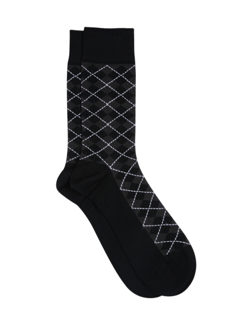 

Park Avenue Men Black Patterned Above Ankle Socks