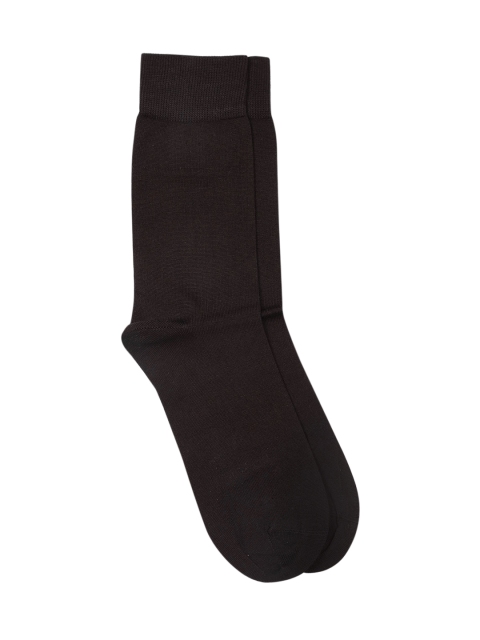 

Park Avenue Men Solid Brown Above Ankle Length Socks
