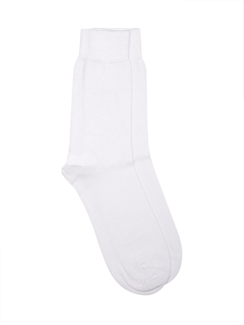 

Park Avenue Men White Solid Above Ankle Socks