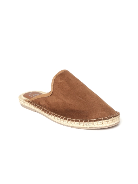 

Zebba Women Brown Solid Mules