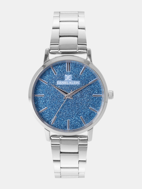 

Daniel Klein Premium Women Blue Shimmer Effect Analogue Watch DK11800-7