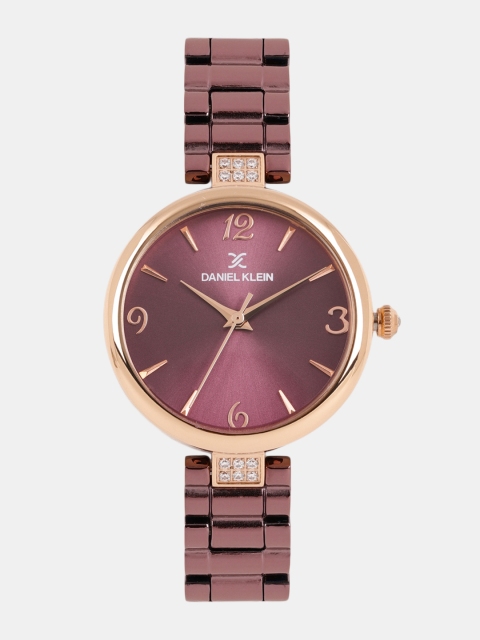 

Daniel Klein Women Burgundy Analogue Watch DK11898-6