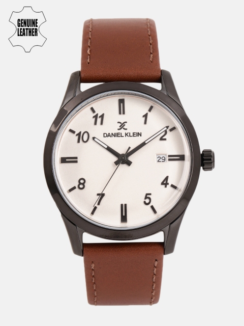 

Daniel Klein Men Off-White Analogue Watch DK11870-3