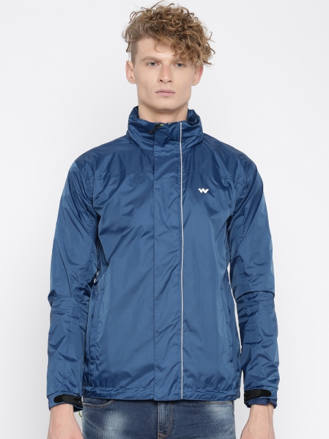 

Wildcraft Blue Hooded Rain Pro Jacket