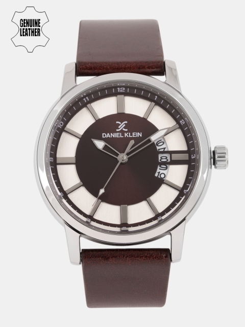 

Daniel Klein Men Brown & Silver-Toned Analogue Watch DK11836-4