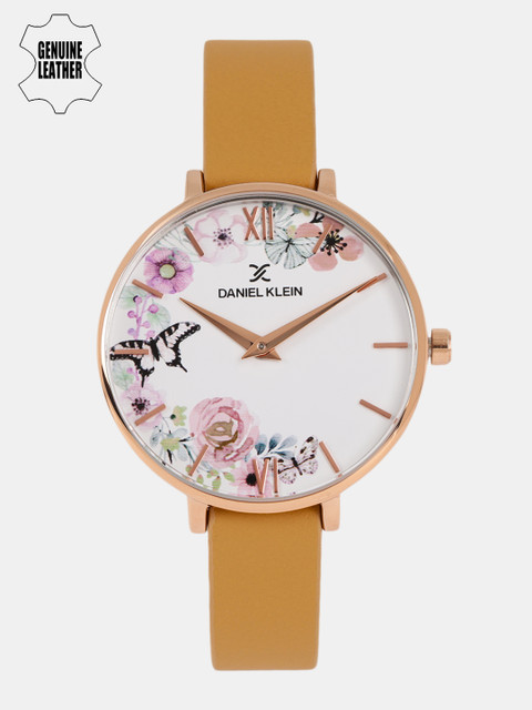 

Daniel Klein Women White Printed Analogue Watch DK11815-6