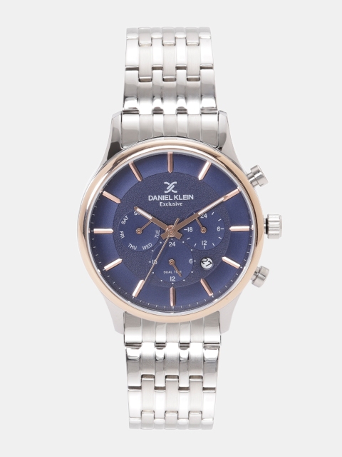 

Daniel Klein Exclusive Men Navy Blue Analogue Watch DK11911-4