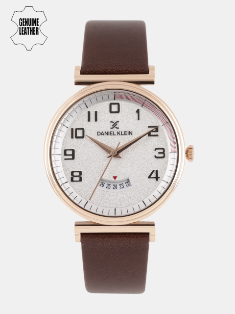 

Daniel Klein Men Off White Analogue Watch DK11837