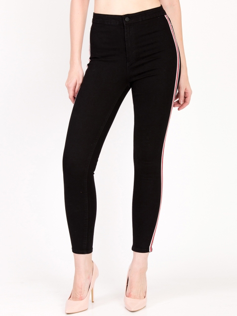 

Kotty Women Black Skinny Fit High-Rise Clean Look Jeans