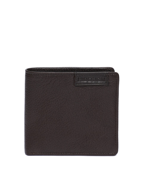 

Hidesign Men Brown Solid Leather Two Fold Wallet
