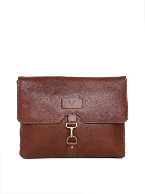 

Hidesign Men Tan Solid Messenger Bag