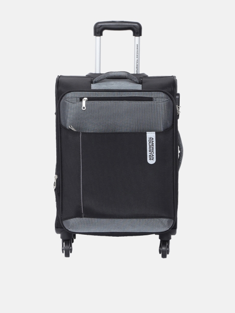 

AMERICAN TOURISTER Black Portugal 69 cms Medium Trolley Bag