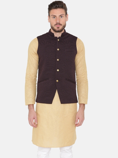 

Wintage Purple Men Nehru Jacket