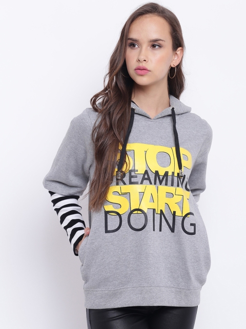 

Texco Women Grey Printed Sweatshirt