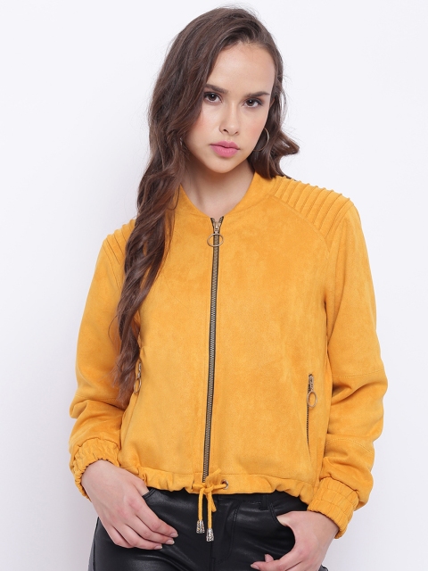 

Texco Women Yellow Insulator Bomber Jacket
