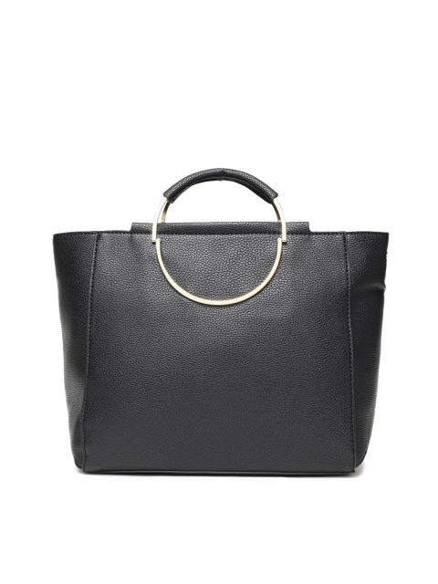 

Accessorize Black Solid Handheld Bag