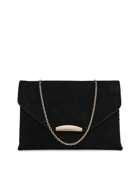 

Accessorize Black Solid Clutch