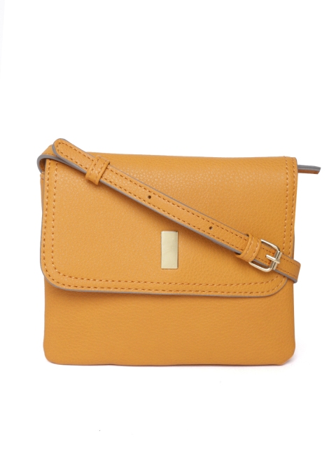 

Accessorize Mustard Yellow Solid Sling Bag