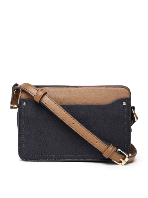 

Accessorize Navy Blue Solid Sling Bag