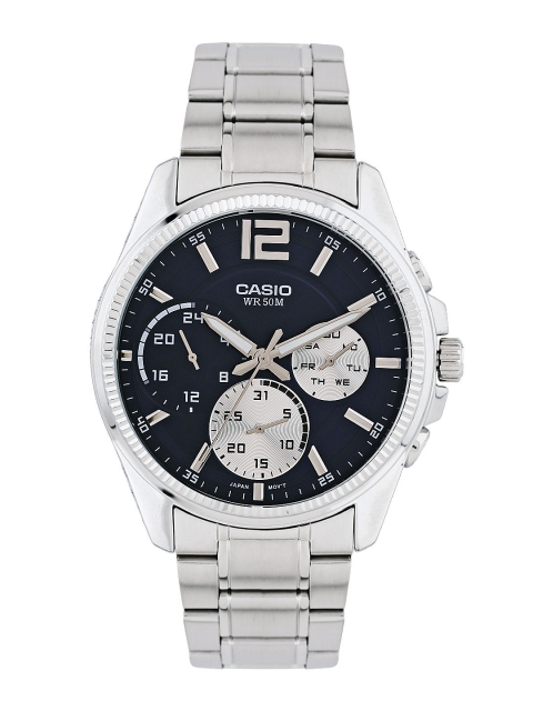 

Casio Enticer Men Multi-Dial Watch MTP-E305SG-9AVDFA997, Black