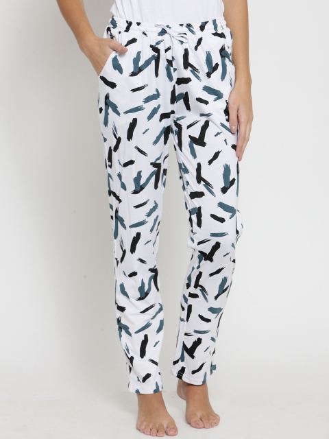 

Boston Club Women White Printed Pyjama