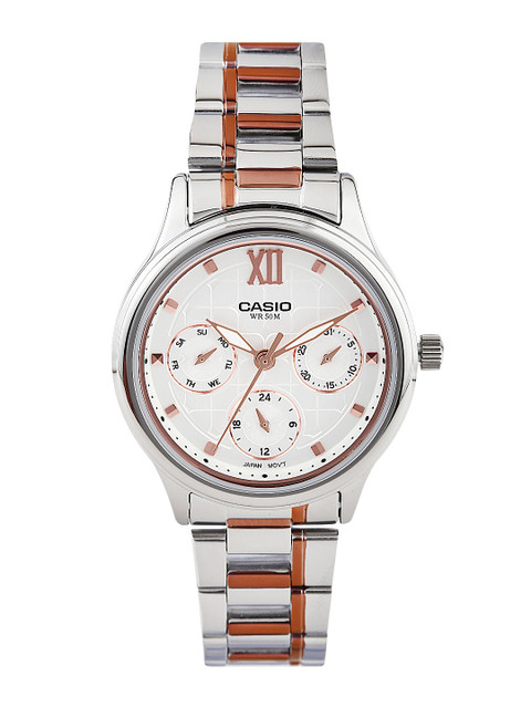 

Casio Enticer Lady Women Off White Analogue watch A1002