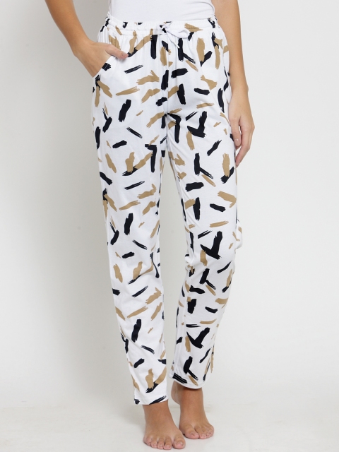 

Boston Club Women White Printed Pyjama