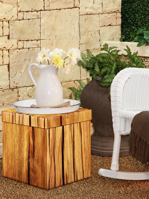 

Story@Home Brown Foldable Ottoman Storage Box Cum Stool