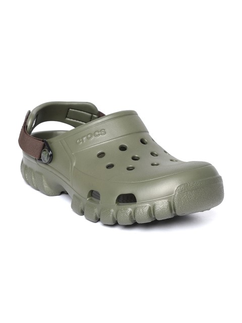 

Crocs Unisex Green Solid Clogs