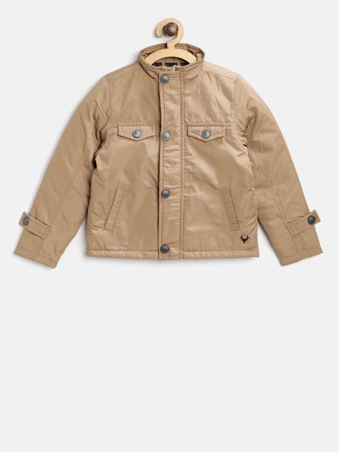 

Allen Solly Junior Boys Khaki Solid Padded Jacket