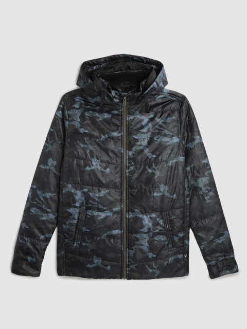 

Allen Solly Junior Boys Black Printed Padded Jacket