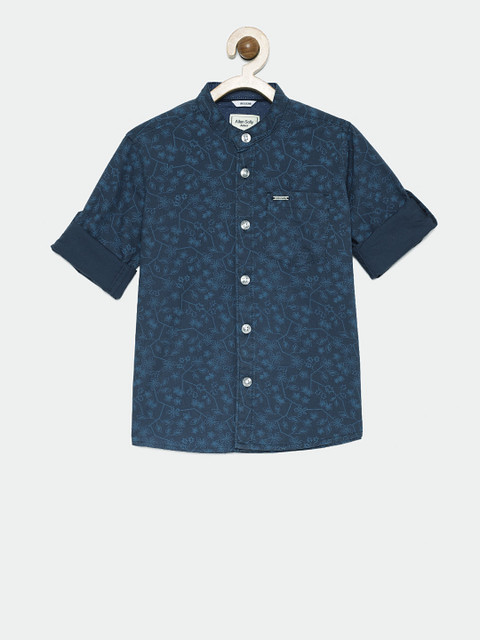 

Allen Solly Junior Boys Navy Blue Regular Fit Printed Casual Shirt